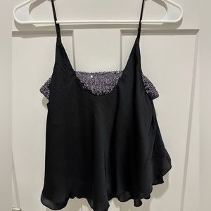 Free People sequin tank top